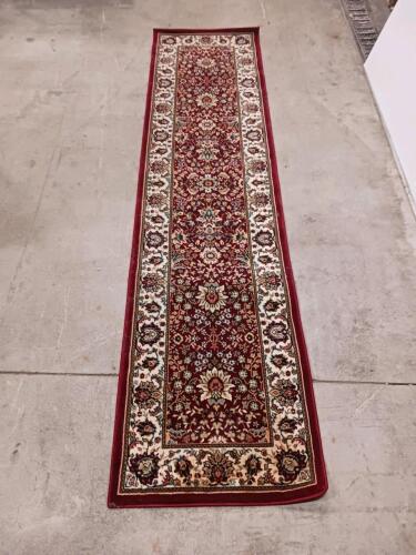 Allen + Roth Mahal Runner Rug, 7'6" x 1'10", Koralin Red, 100% Polypropylene