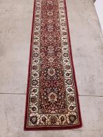 Allen + Roth Mahal Runner Rug, 7'6" x 1'10", Koralin Red, 100% Polypropylene - 2