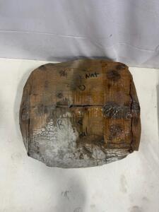 Box Of 3/4"-10 UNC Steel Hex Nuts, Estimated 100+ Pieces, Rusty Condition