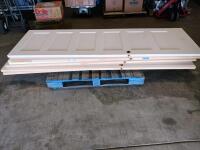 Various White Interior Doors, Primed, Multiple Styles/Panel Designs, Pre-Drilled, Approx. 80"x30-36"
