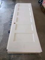 Various White Interior Doors, Primed, Multiple Styles/Panel Designs, Pre-Drilled, Approx. 80"x30-36" - 2