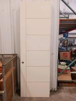 Various White Interior Doors, Primed, Multiple Styles/Panel Designs, Pre-Drilled, Approx. 80"x30-36" - 3