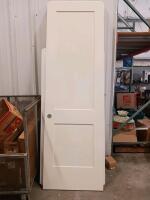 Various White Interior Doors, Primed, Multiple Styles/Panel Designs, Pre-Drilled, Approx. 80"x30-36" - 5
