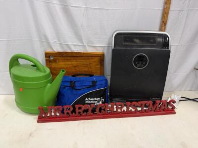 Lasko 6221 Digital Ceramic Space Heater, 1500W, Black, Adjustable Thermostat, Auto-Off Timer Sp-18