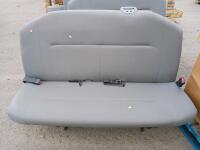 Gray Cloth 3-Passenger Vehicle Bench Seat With ISOFIX/LATCH Anchors - 2