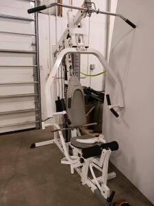 Tuff Stuff Odyssey 5 Multi-Gym, 200 lb Stack, Chest Press, Lat Pulldown, Leg Extension, Assembled
