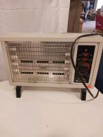 Comfort Zone Infrared Quartz Heater, Sharp Alarm, Surge Protector, Table Lamp, Compact Heater - 6