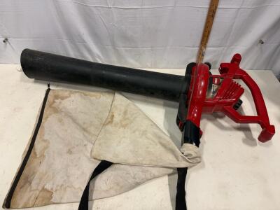 Toro Ultra Blower Vac Electric Leaf Blower/Vacuum 12A 250 MPH 410 CFM With Bag