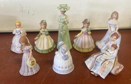 Vintage Porcelain Figurines: Victorian Ladies & Mother-Child Themes, 4"&ndash;7" Tall ( SP2)