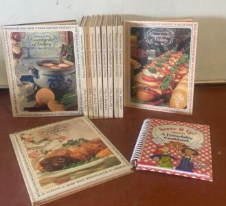 Woman&rsquo;s Day Encyclopedia Of Cookery 12-Volume Cookbook Set + Serve It Up! Friendship Cookbook ( SP2 )