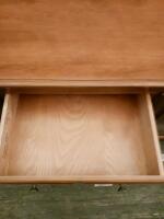 Traditional Medium-Brown Wooden Sideboard With 3 Drawers And 4 Cabinet Doors - 4