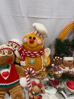 Gingerbread Man & Christmas Holiday Decor Collection &ndash; , Plush & Ceramic - 3