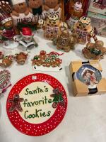 Gingerbread Man & Christmas Holiday Decor Collection &ndash; , Plush & Ceramic - 6