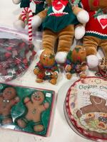 Gingerbread Man & Christmas Holiday Decor Collection &ndash; , Plush & Ceramic - 8