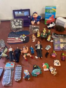 Sony UX Cassette Tapes, Vintage Action Figures, Novelty Magnets, Plush, Miniatures ( R3 )