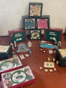Miniature Collectible Tea Sets And Figurines &ndash; Various Themes, Original Packaging ( SP4 )