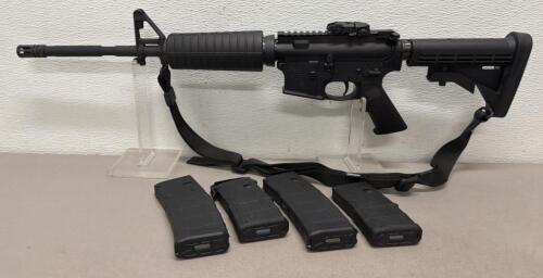 Anderson AM-15 Semi-Automatic 5.56 NATO Rifle, 16" Barrel, 4 Magpul PMAGs, Carry Case, Sling