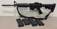 Anderson AM-15 Semi-Automatic 5.56 NATO Rifle, 16" Barrel, 4 Magpul PMAGs, Carry Case, Sling
