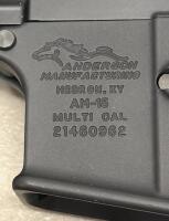 Anderson AM-15 Semi-Automatic 5.56 NATO Rifle, 16" Barrel, 4 Magpul PMAGs, Carry Case, Sling - 6