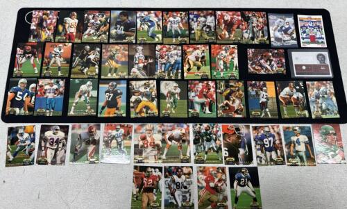 1991 Topps Stadium Club Football Cards- 36x With Emmitt Smith, Jerry Rice, Inserts, Coin Card
