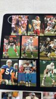 1991 Topps Stadium Club Football Cards- 36x With Emmitt Smith, Jerry Rice, Inserts, Coin Card - 2
