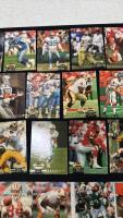 1991 Topps Stadium Club Football Cards- 36x With Emmitt Smith, Jerry Rice, Inserts, Coin Card - 3