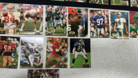 1991 Topps Stadium Club Football Cards- 36x With Emmitt Smith, Jerry Rice, Inserts, Coin Card - 6