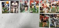 1991 Topps Stadium Club Football Cards- 36x With Emmitt Smith, Jerry Rice, Inserts, Coin Card - 7