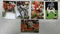 1991 Topps Stadium Club Football Cards- 36x With Emmitt Smith, Jerry Rice, Inserts, Coin Card - 8