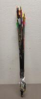 36 Mixed Carbon Hunting/Target Arrows With Nocks, Field Points, Release Aid & Hard Storage Tube - 3