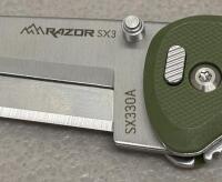 Outdoor Edge Razor SX3 MOSS Folding Knife, 3.0" Blade, Replaceable Blades, Model SX330A - 5