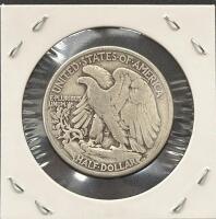 1944-D Walking Liberty Half Dollar, 90% Silver, Circulated Condition - 2