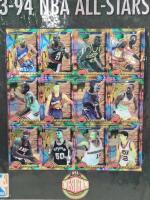 Topps Finest 1993-94 NBA All-Stars Complete 24-Card Chrome Set &ndash; Custom Framed Display - 3