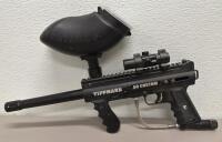Tippmann 98 Custom Paintball Marker w/ Loader, Sight, and 2014 Texas Rangers Mini Bat - 2