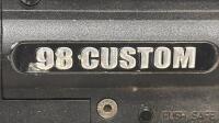 Tippmann 98 Custom Paintball Marker w/ Loader, Sight, and 2014 Texas Rangers Mini Bat - 5