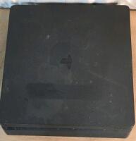 PlayStation 4 Slim Console with Black & Gold DualShock 4 Controllers - Sony PS4 - 4