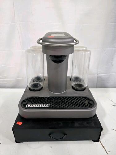 Working Bartesian Premium Cocktail Machine, 4-Spirit Automatic Mixer, LCD Touchscreen, 2 Pods Included