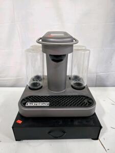 Working Bartesian Premium Cocktail Machine, 4-Spirit Automatic Mixer, LCD Touchscreen, 2 Pods Included