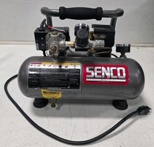Senco PC1010 1/2 HP 1-Gallon Portable Electric Air Compressor, 125 PSI, Oil-Free, Model Year 2004