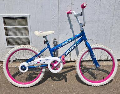 Huffy Sea Star 20" Children's Bike &ndash; Blue/Pink, Single-Speed, Coaster Brake