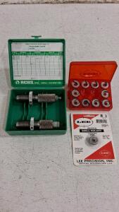 RCBS .32-20 Win 2-Die Set, Lee Universal Shell Holders (11 pcs), Hard Cases, USA Made