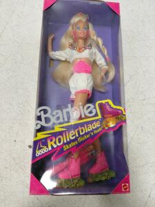 1991 Mattel Barbie Rollerblade Doll - Factory-Sealed with Flickering Skates (Worth $125)