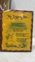Raggedy Ann & Andy Porcelain Keepsake Dolls, Original Box w/ Decorative Plaque & Poem Art - 3