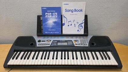 Yamaha PSR-175 Portable Keyboard, 61 Keys, 100 Voices, 100 Styles, MIDI, Education Suite