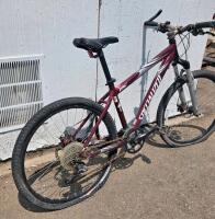 Specialized Rockhopper Hardtail Mountain Bike, RockShox Tora, 26", Disc Brakes, 3x9 Drivetrain - 3
