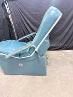 Electric Medical Exam/Procedure Chair with Adjustable Backrest and Leg Rest, Vinyl Upholstery - 3