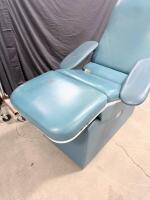 Electric Medical Exam/Procedure Chair with Adjustable Backrest and Leg Rest, Vinyl Upholstery - 6