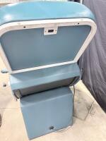 Electric Medical Exam/Procedure Chair with Adjustable Backrest and Leg Rest, Vinyl Upholstery - 8