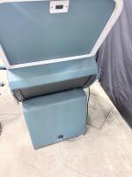 Electric Medical Exam/Procedure Chair with Adjustable Backrest and Leg Rest, Vinyl Upholstery - 9
