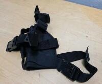 Lot of 5 Tactical Nylon Universal Taser Holsters, Drop-Leg/Waist Mounts, Accessories Included - 3